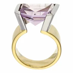 Amethyst-Ring Bicolor