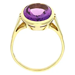Amethyst-Ring Gelbgold