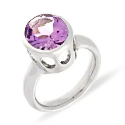 Amethyst-Ring Silber