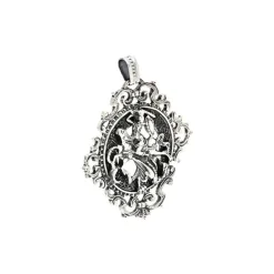 Anhänger 'Drachenritter' Silber