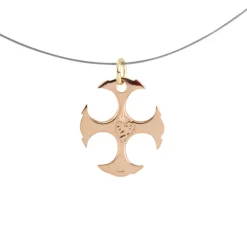 Anhänger "Kreuz" in Gelbgold