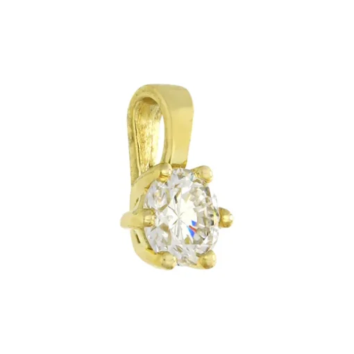 Anhänger mit Brillant 0,27ct Gelbgold