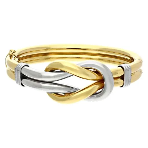 Armreif 'Knoten' Bicolor