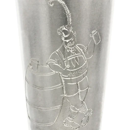 Becher Silber, teil-vergoldet
