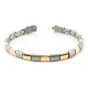 BOCCIA Armband Titan teilvergoldet