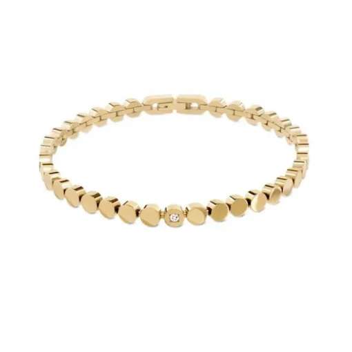 BOCCIA Brillant-Armband Titan vergoldet