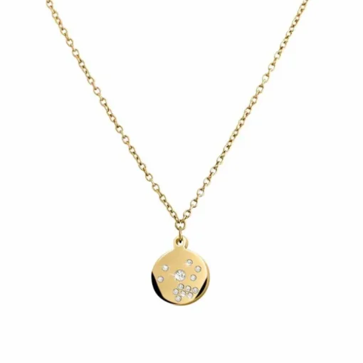 BOCCIA Brillant-Collier Titan vergoldet