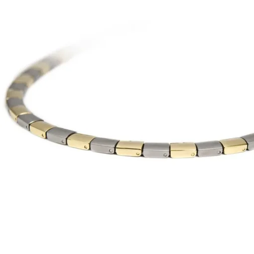 BOCCIA Collier Titan, teil-vergoldet