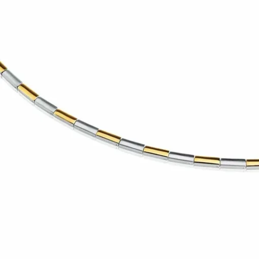 BOCCIA Collier Titan teil-vergoldet