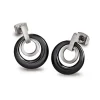 BOCCIA Ohrstecker Titan und Keramik