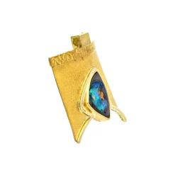 Boulder-Opal Anhänger Bicolor