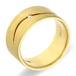 Brillant Niessing Ring Gelbgold