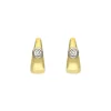 Brillant Scharnier-Creolen Gelbgold