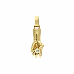 Brillant-Anhänger Gelbgold