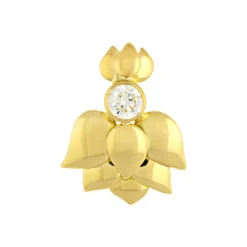 Brillantanhänger Gelbgold