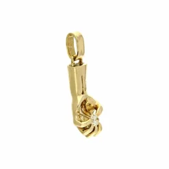 Brillant-Anhänger Gelbgold