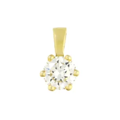 Brillant-Anhänger Gelbgold 0,18 ct