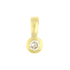 Brillant-Anhänger Gelbgold 0,11 ct