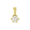 Brillant-Anhänger Gelbgold 0,12 ct