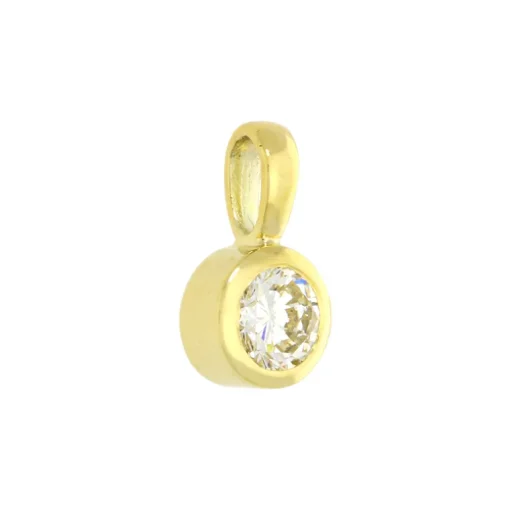 Brillant-Anhänger Gelbgold 0,42 ct