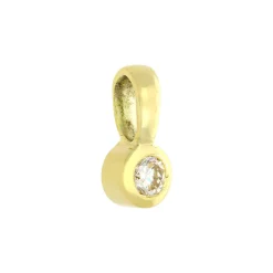 Brillant-Anhänger Gelbgold 0,11 ct