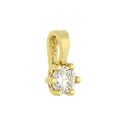 Brillant-Anhänger Gelbgold 0,12 ct