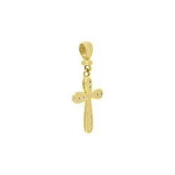 Brillant-Anhänger 'Kreuz' Gelbgold