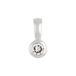 Brillant-Anhänger Weißgold 0,11 ct