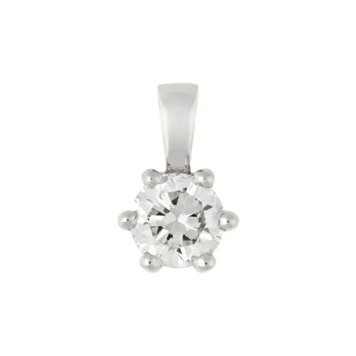 Brillant-Anhänger Weißgold 0,35 ct