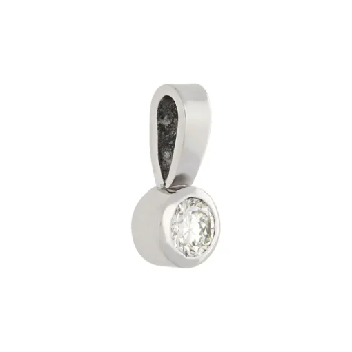 Brillant-Anhänger Weißgold 0,36 ct