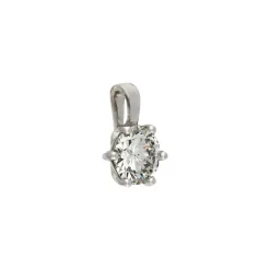 Brillant-Anhänger Weißgold 0,65 ct