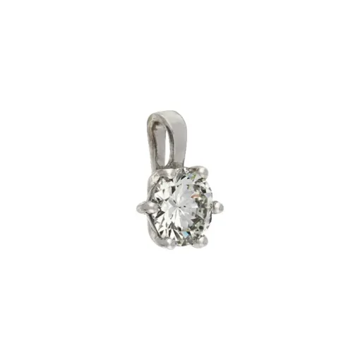 Brillant-Anhänger Weißgold 0,65 ct