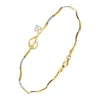 Brillant-Armband Bicolor