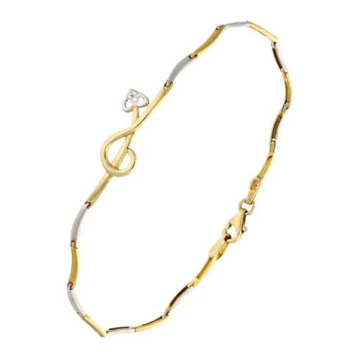 Brillant-Armband Bicolor