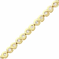 Brillant-Armband Gelbgold