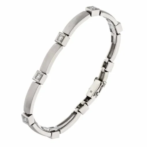 Brillant-Armband Weißgold