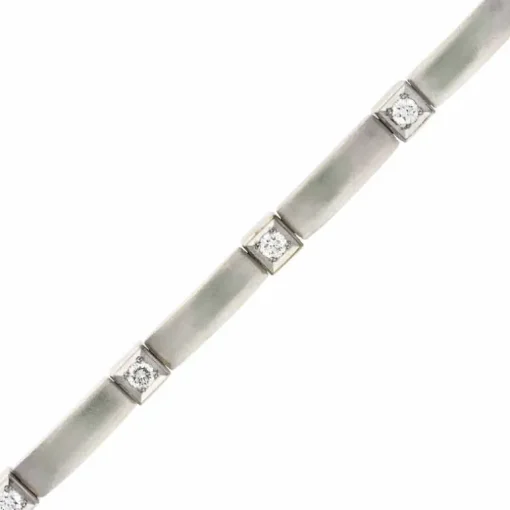 Brillant-Armband Weißgold