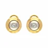 Brillant-Clip-Ohrstecker Bicolor
