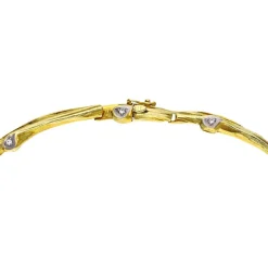 Brillant-Collier Gelbgold