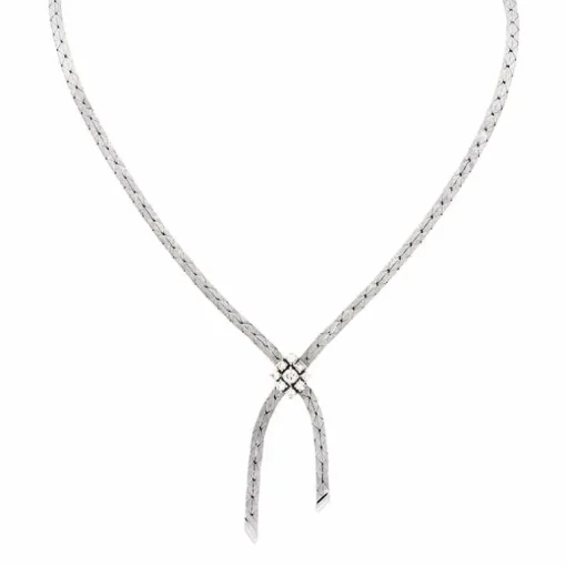 Brillant-Collier Weißgold