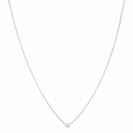 Brillant-Collier Weißgold
