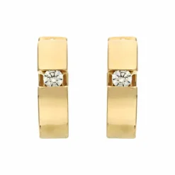Brillant-Creolen Gelbgold