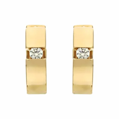 Brillant-Creolen Gelbgold
