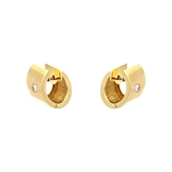 Brillant-Creolen Gelbgold