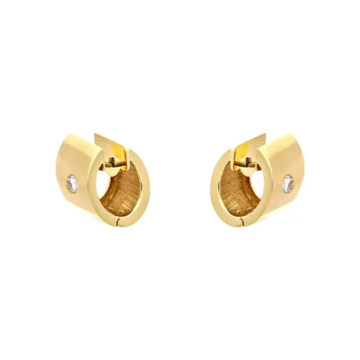 Brillant-Creolen Gelbgold