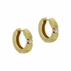 Brillant-Creolen Gelbgold