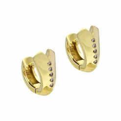 Brillant-Creolen Gelbgold