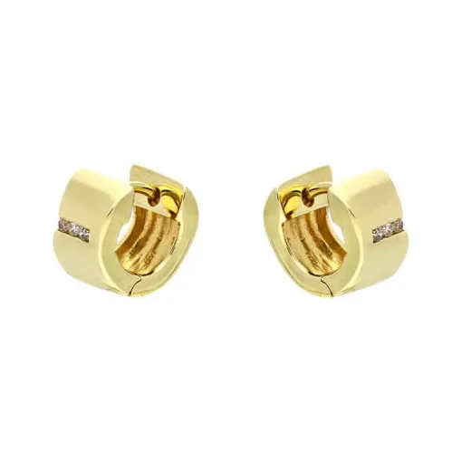Brillant-Creolen Gelbgold