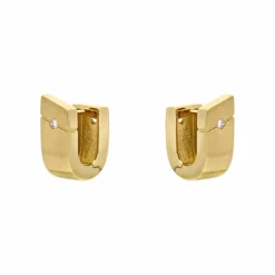 Brillant-Creolen Gelbgold