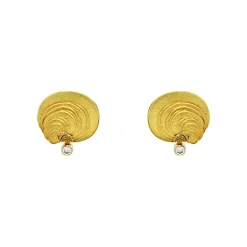 Brillant-Designer Ohrstecker Gelbgold